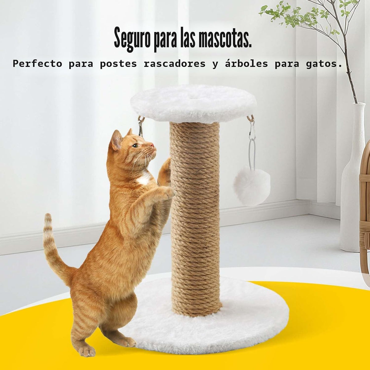 Radix Rope Cuerda de yute natural, rollo de cuerda de yute de 0.197...