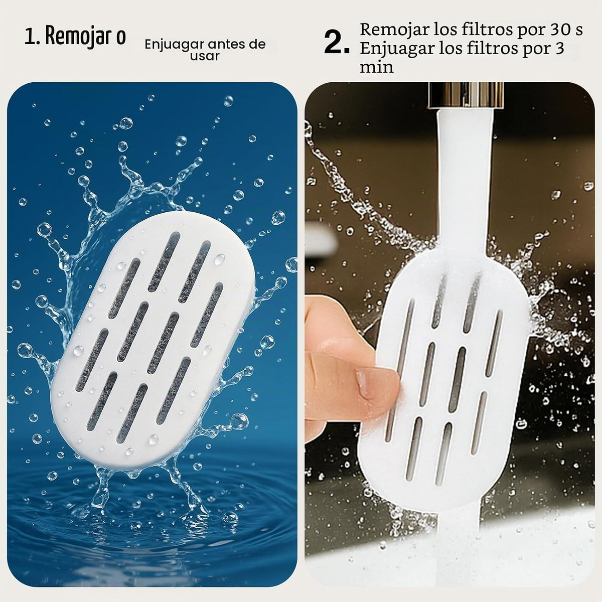 Filtros de fuente de agua para gatos, paquete de 28 filtros de fuen...