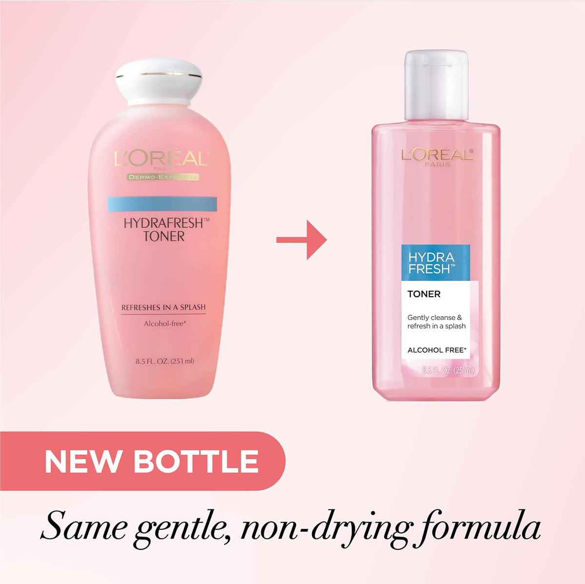 L'Oreal Paris Skincare HydraFresh - Tónico facial con provitami...