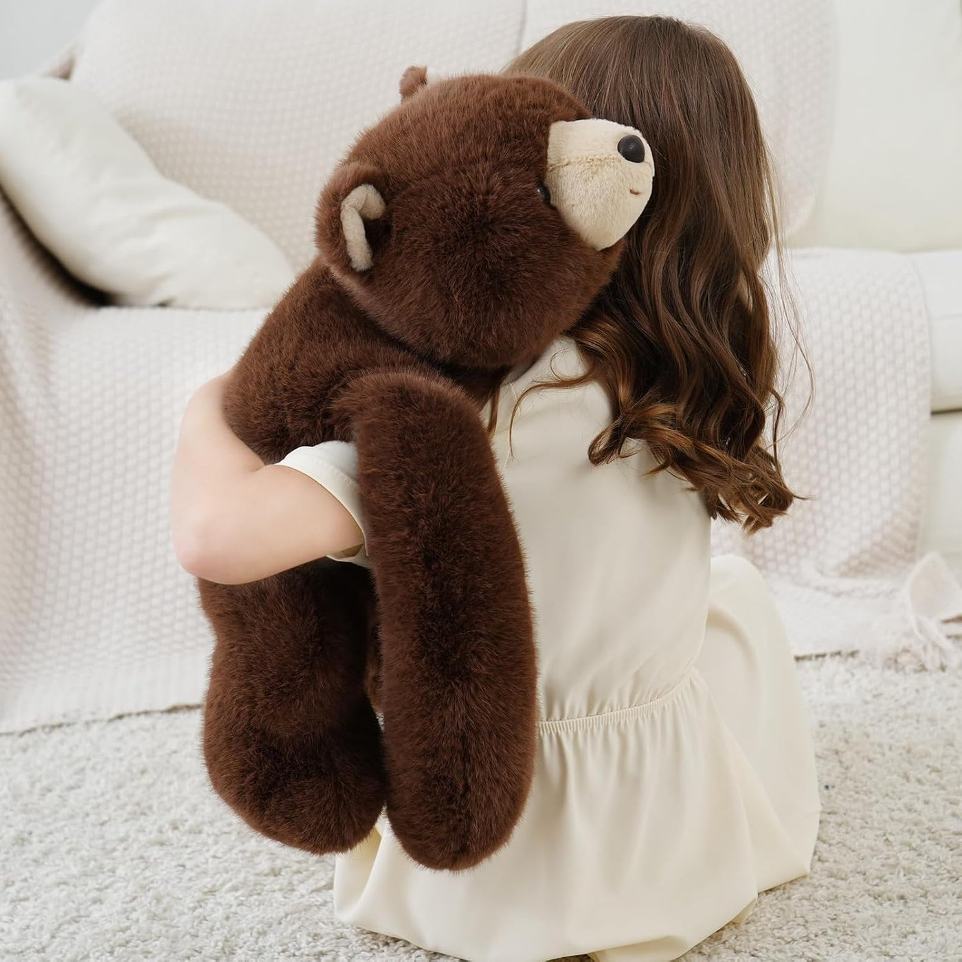 YGZE Oso de peluche ponderado de 24 pulgadas, 4 libras, juguete de...