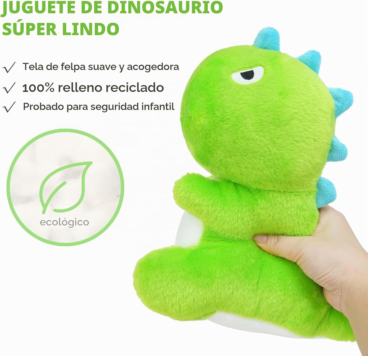 BenBen Animal de peluche de dinosaurio, T-Rex de 10 pulgadas, jugue...