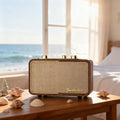Altavoz Bluetooth retro con radio AM\/FM, portátil, inalámbrico | A...