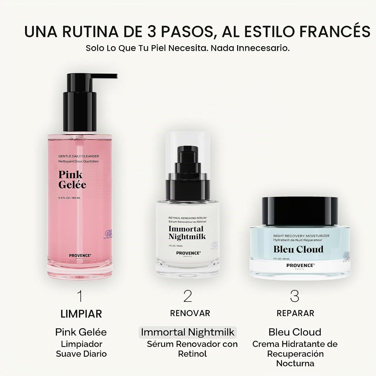 Provence Beauty Suero facial renovador de retinol Immortal Nightmil...