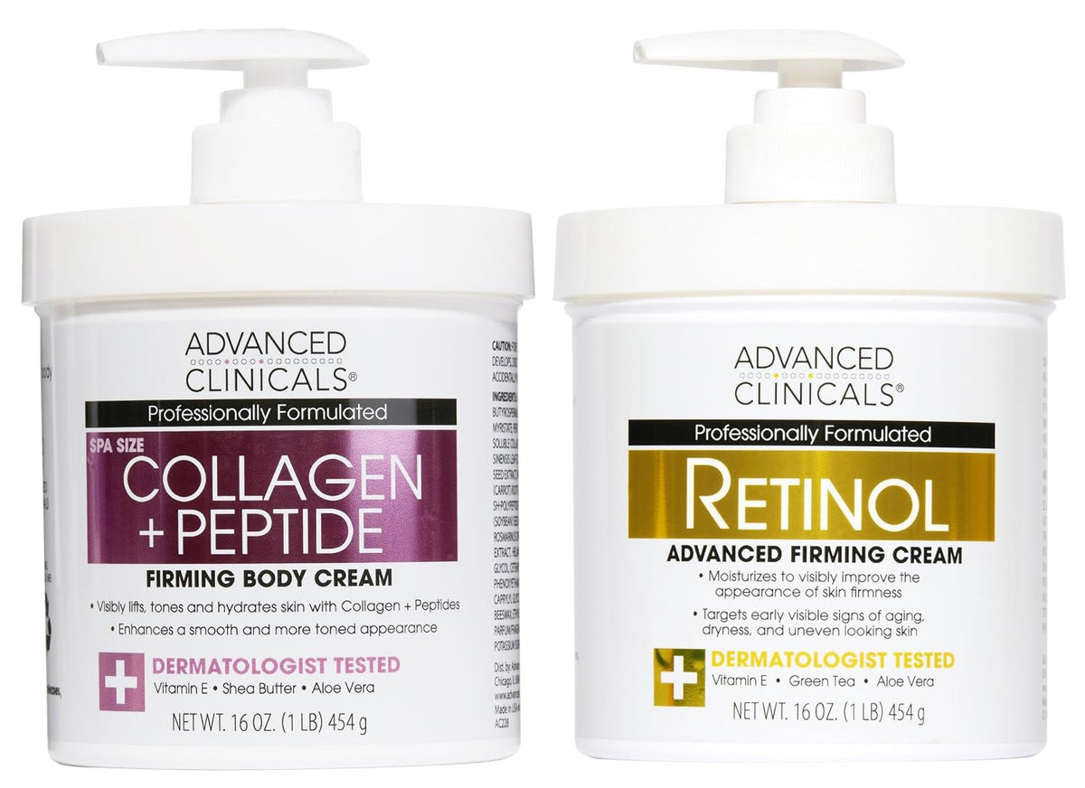 Advanced Clinicals - Juego de cuidado de la piel, crema facial y lo...