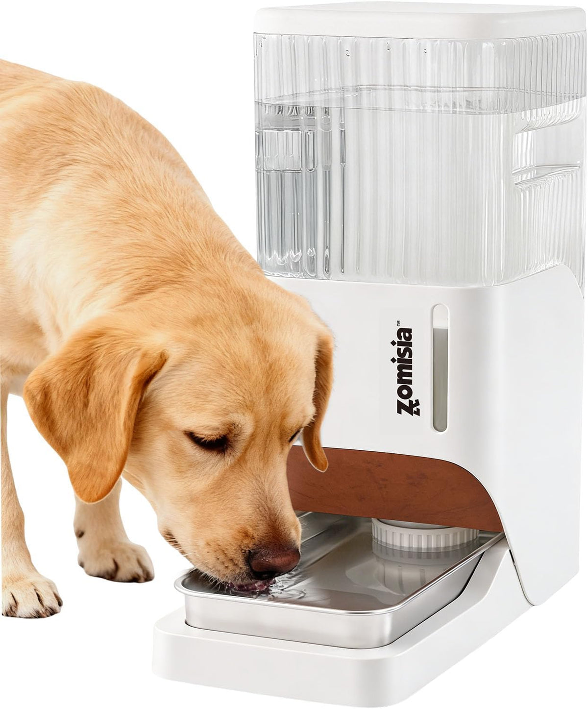 ZOMISIA Dispensador automático de agua para perros de 11 litros con...
