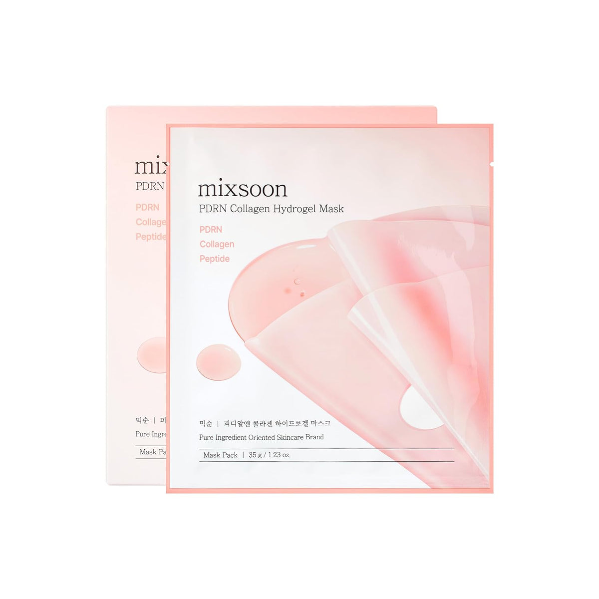mixsoon Mascarilla facial de hidrogel de colágeno, hidratación, tod...