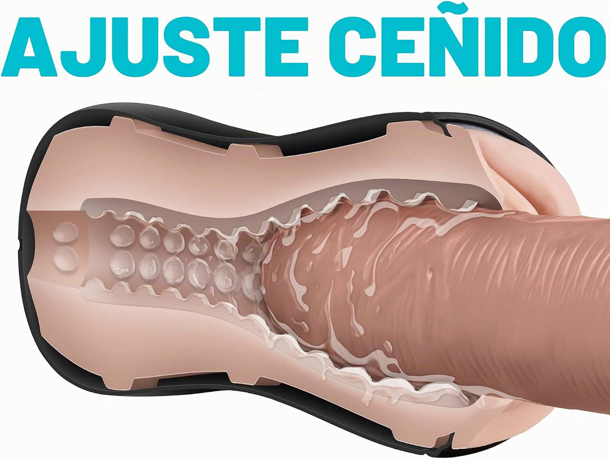 Blush M - Taza masturbadora autolubricante suave y húmeda para homb...