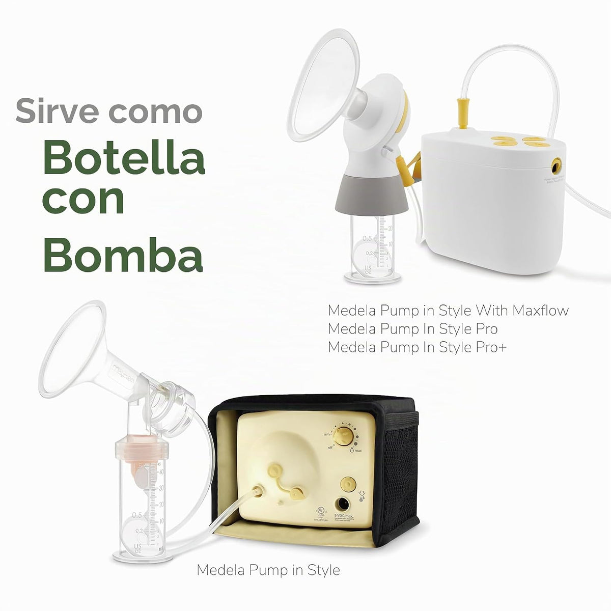 Maymom Botellas de Colostro y Almacenamiento con Tapas a Prueba de...