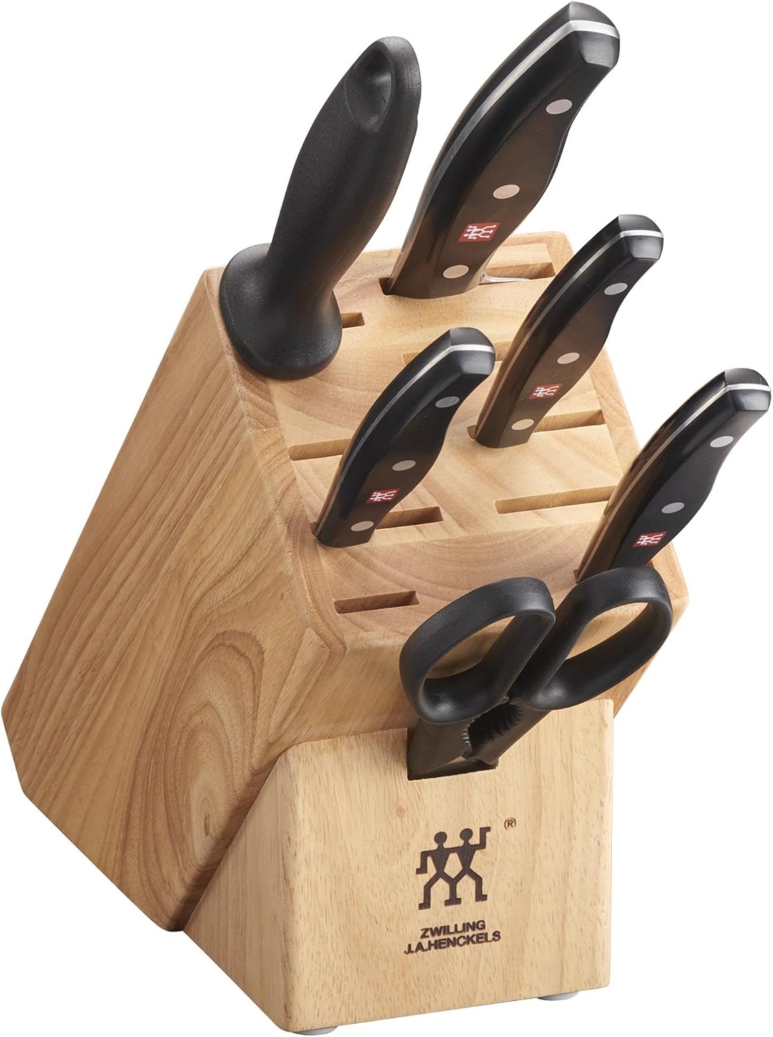 Zwilling Twin Signature - Juego de cuchillos de 7 piezas, cuchillas...