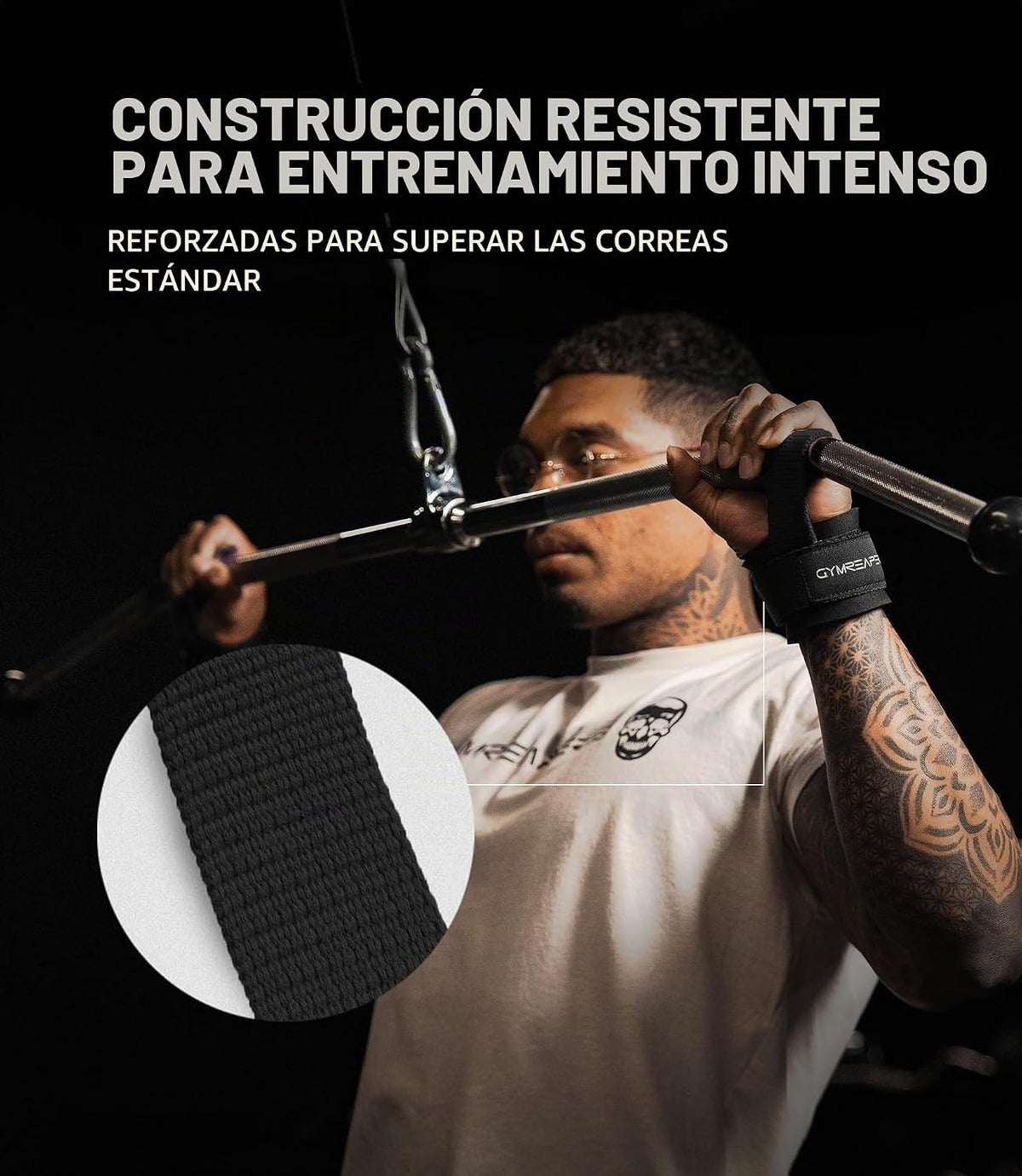 Gymreapers Correas de Levantamiento de Pesas con Clavija - Correas...