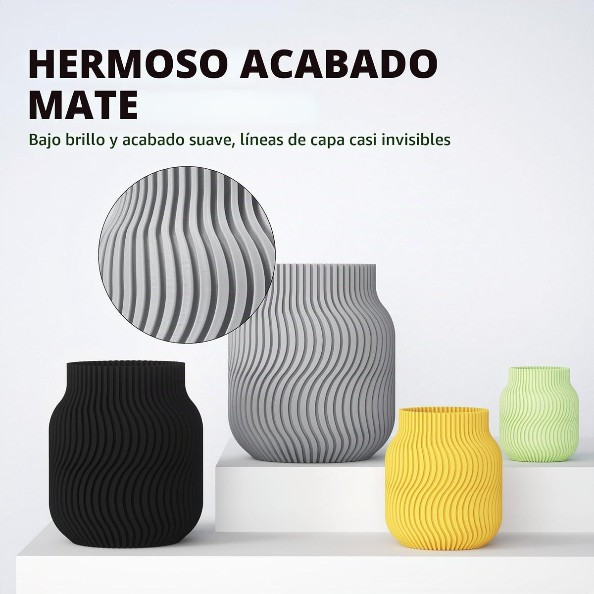 ELEGOO Filamento PLA mate Beige 1KG, filamento para impresora 3D de...