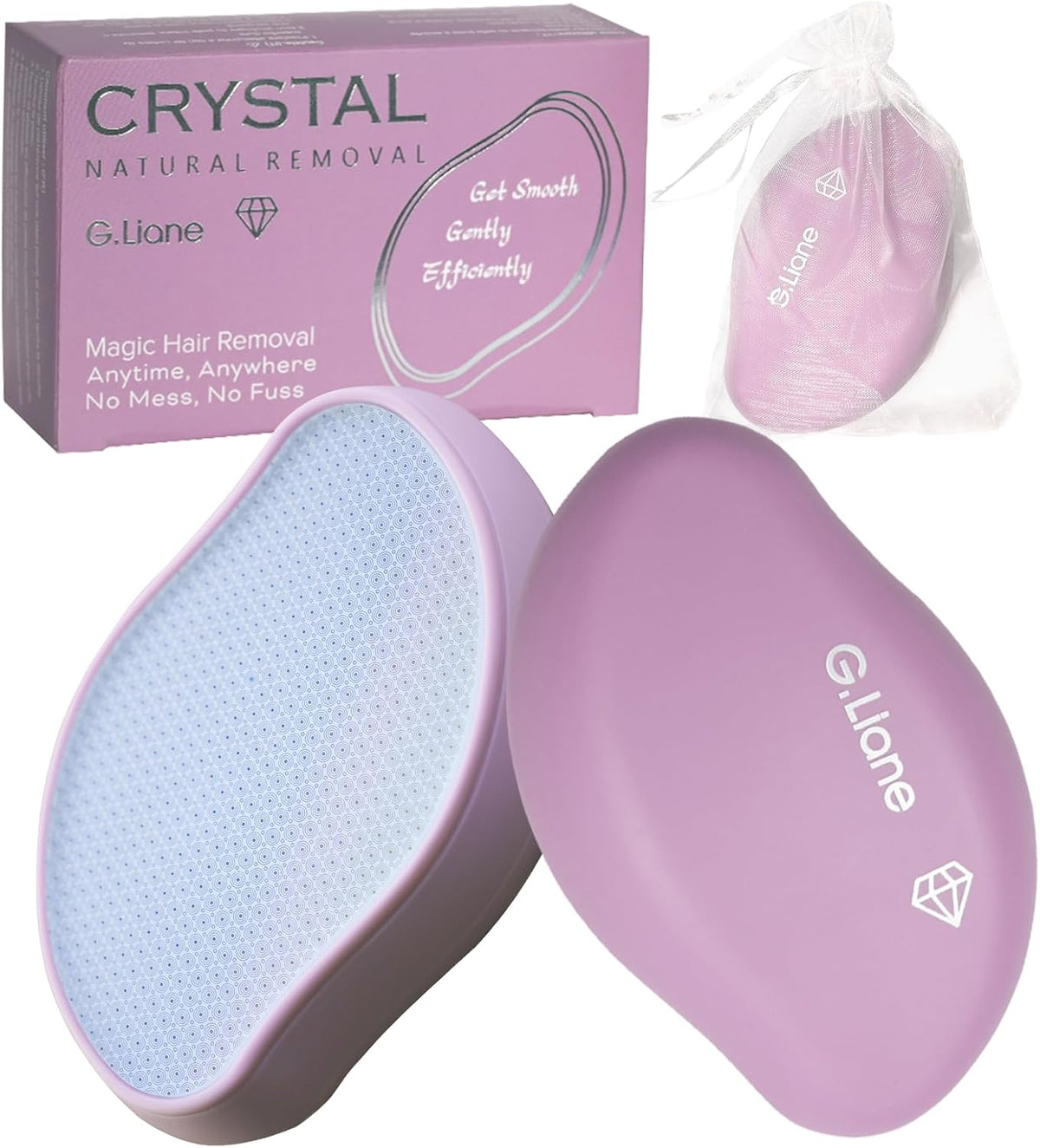 G.Liane Borrador de pelo de cristal, removedor de pelo de cristal (...