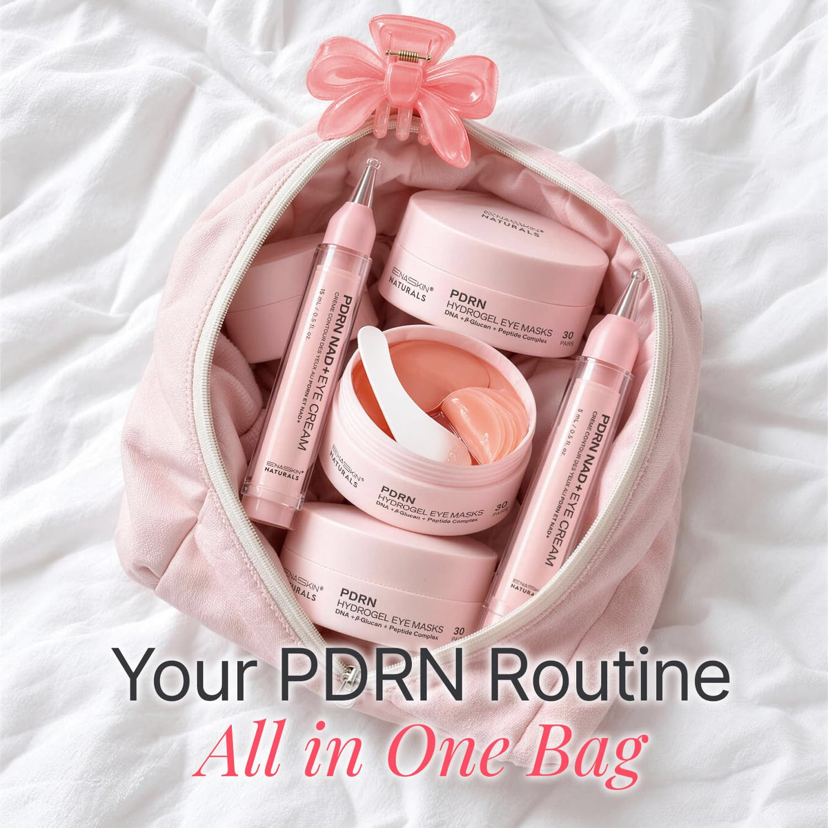 ENASKIN NATURALS PDRN &amp; NAD+ Crema de ojos antienvejecimiento c...