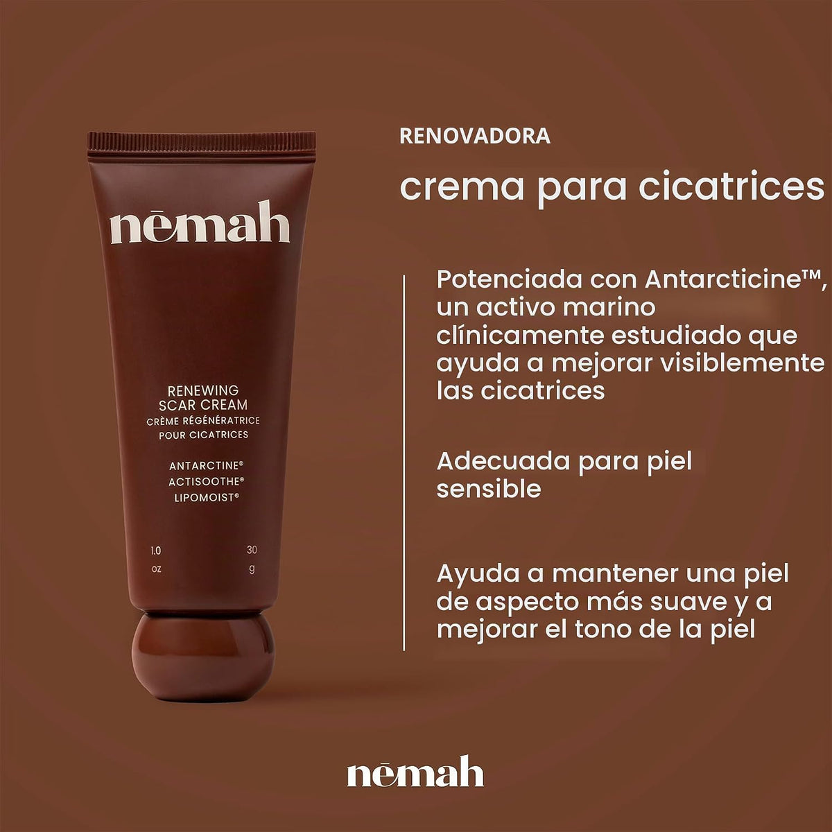 Nemah Tratamiento restaurador de cicatrices, recuperación de secció...
