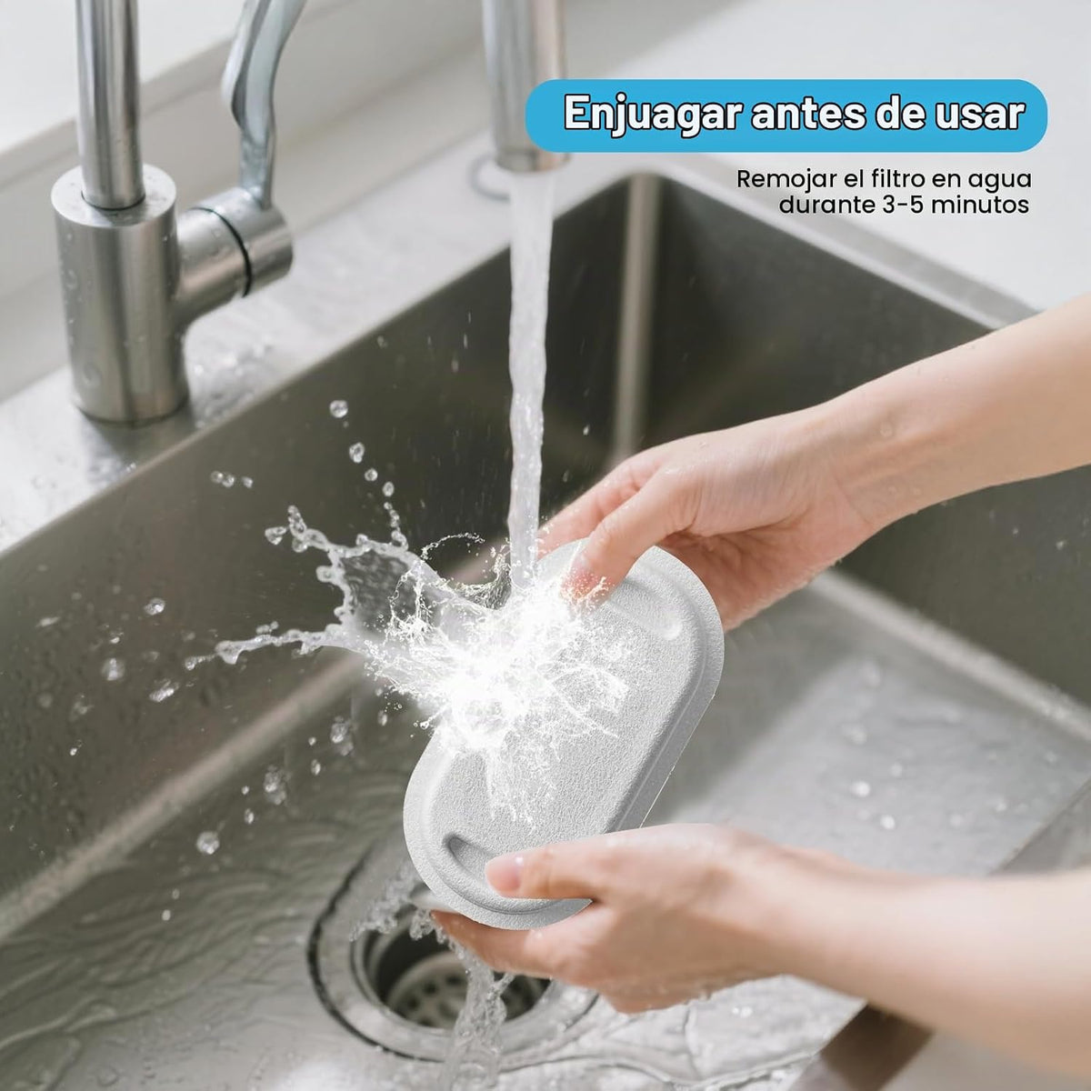 Filtros de fuente de agua para gatos, paquete de 16 filtros de repu...