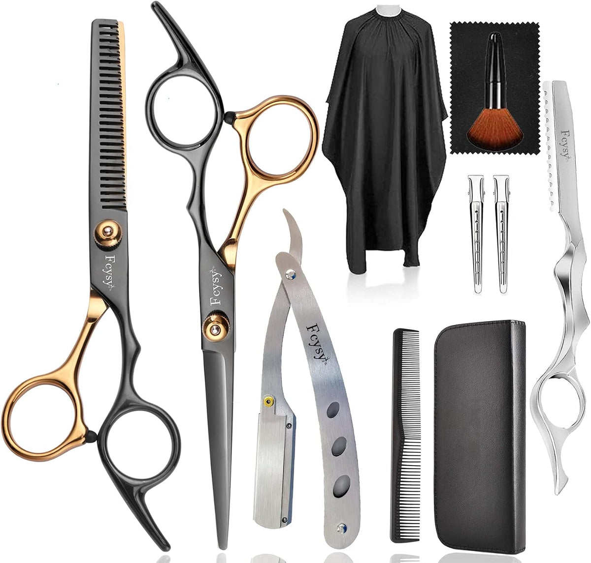 Tijeras Profesionales para Cabello Fcysy, Kit de Tijeras de Corte d...