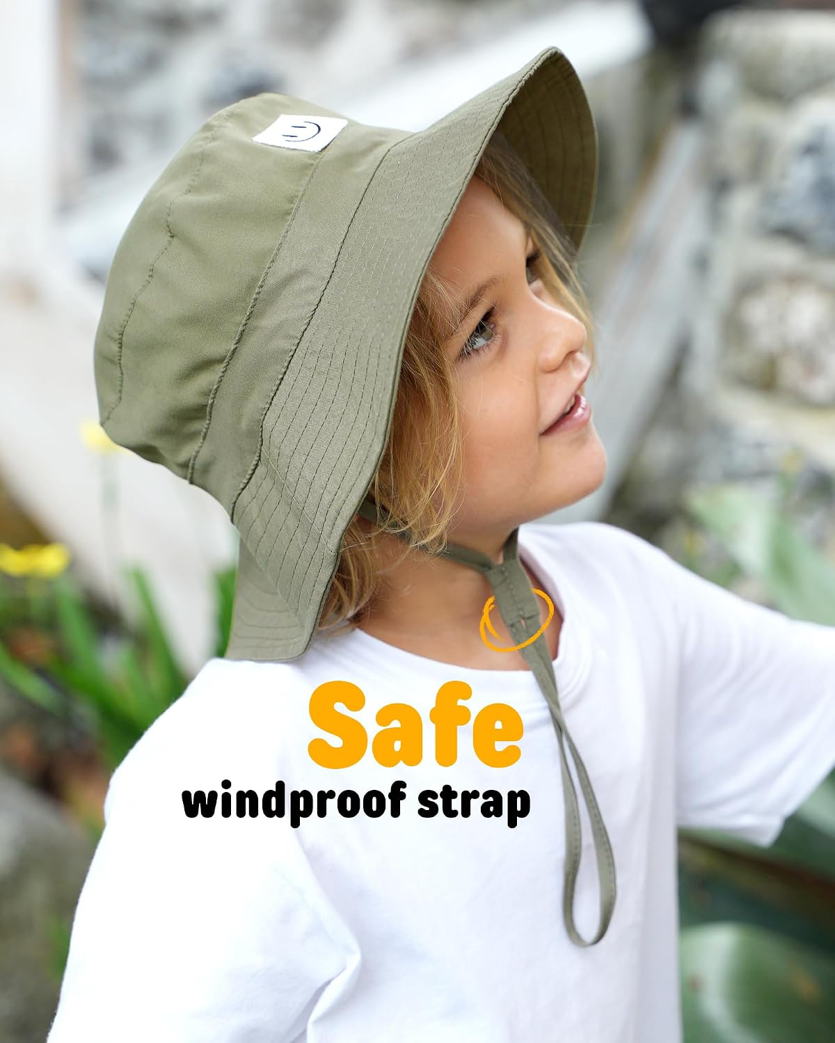 FURTALK Sombrero de sol para bebé, sombrero de pescador para niños...
