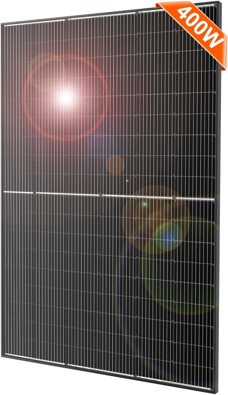 DOKIO 400W 31V Panel solar monocristalino para sistemas de 12V\/24V...