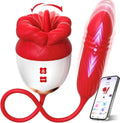 Vibrador de juguete de rosa para mujeres - MOOLIGIRL Control de apl...