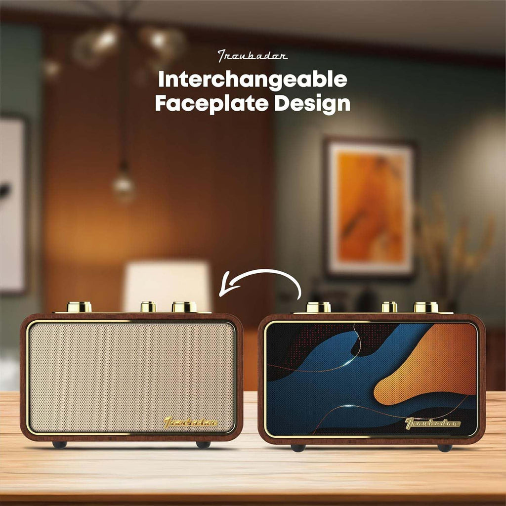 Altavoz Bluetooth retro con radio AM\/FM, portátil, inalámbrico | A...