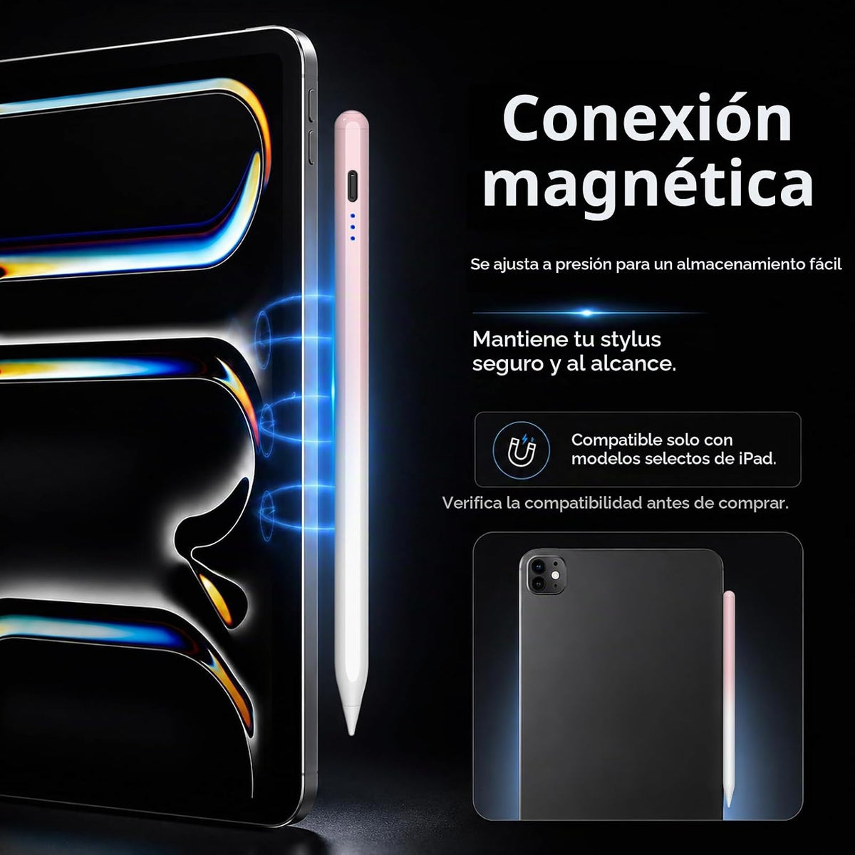HATOKU Lápiz óptico para Apple iPad 2018-2026 para dibujo de notas...