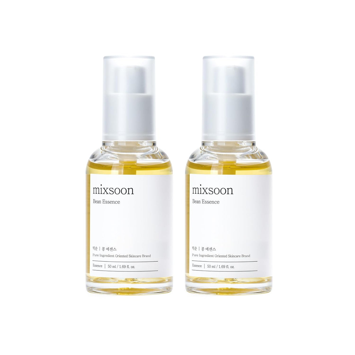 mixsoon Bean Essence - Cuidado de la piel coreano, 1+1 paquete de j...