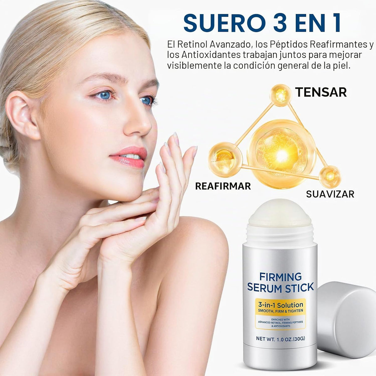 Sérum Reafirmante Avanzado de Retinol en Barra, Paquete de 2 Barras...