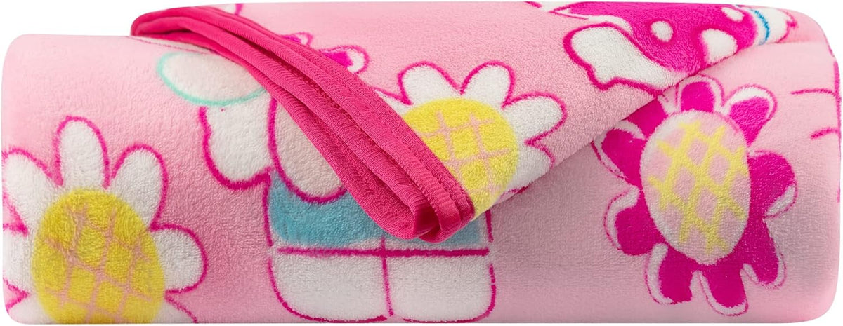 Franco - Ropa de cama infantil, manta de felpa supersuave para niño...