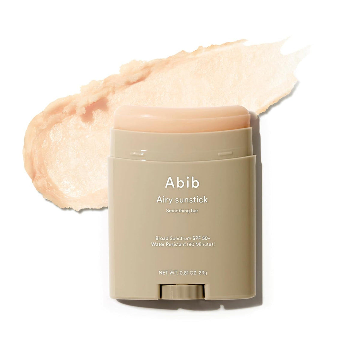 Abib Airy - Barra de protección solar SPF50+ de amplio espectro, ba...
