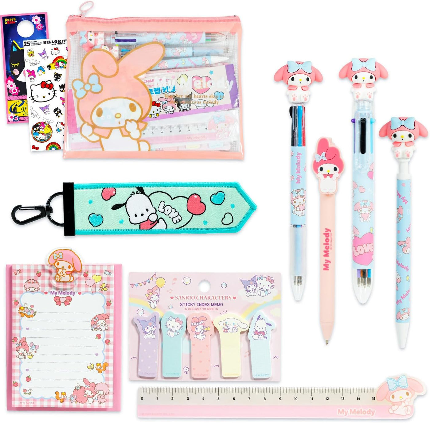 SANRIO My Melody - Juego de papelería para la escuela, paquete de b...