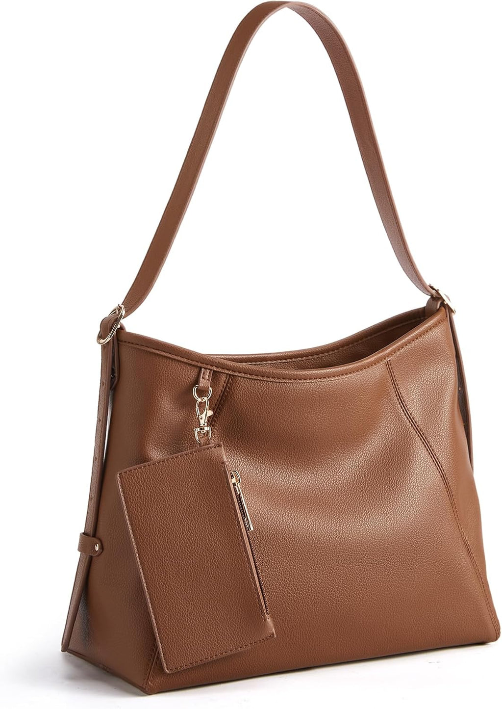 Missnine Bolso Hobo para mujer de piel sintética, bolso cruzado con...