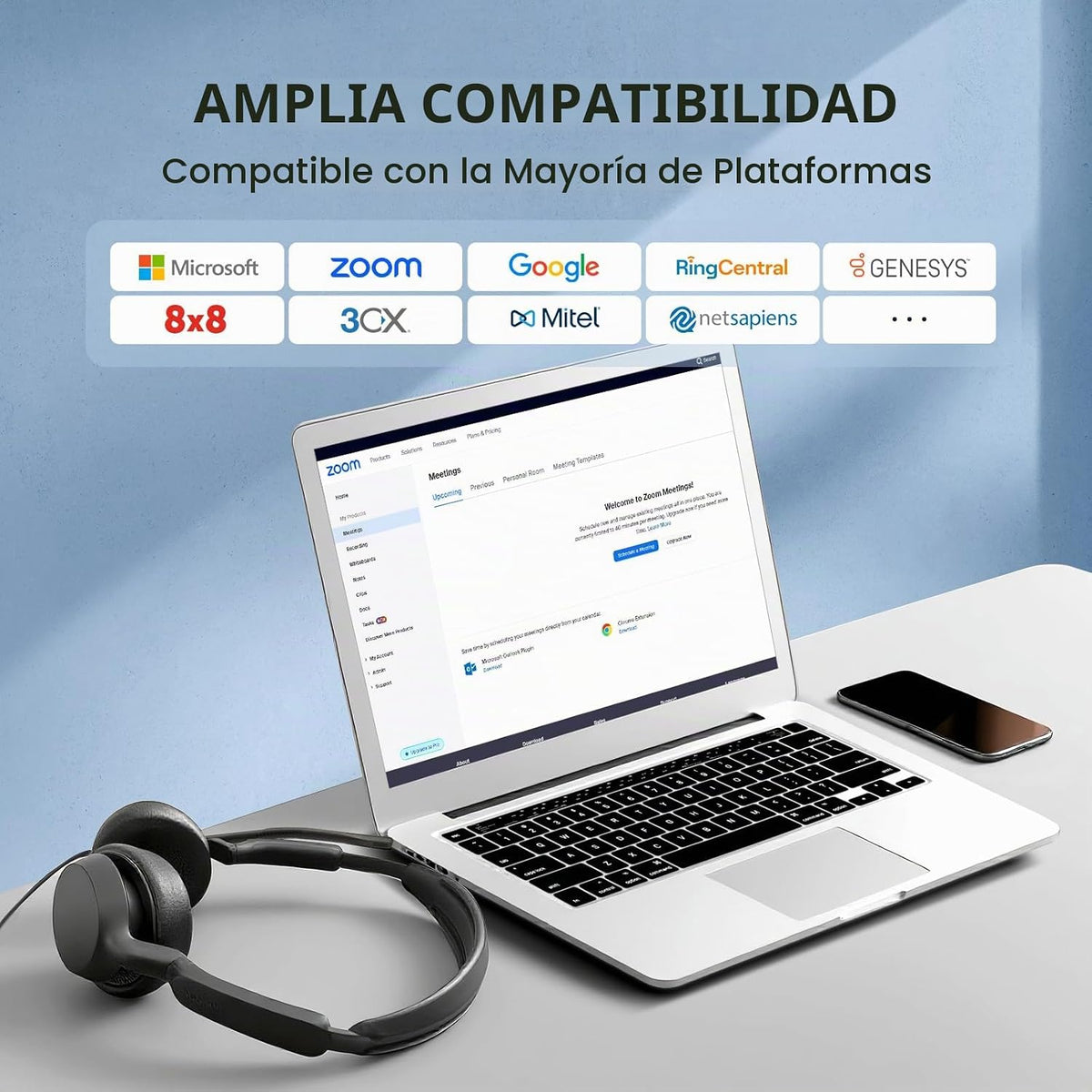 Yealink Auriculares con cable UH42 USB-C\/A,Micrófono con cancelaci...
