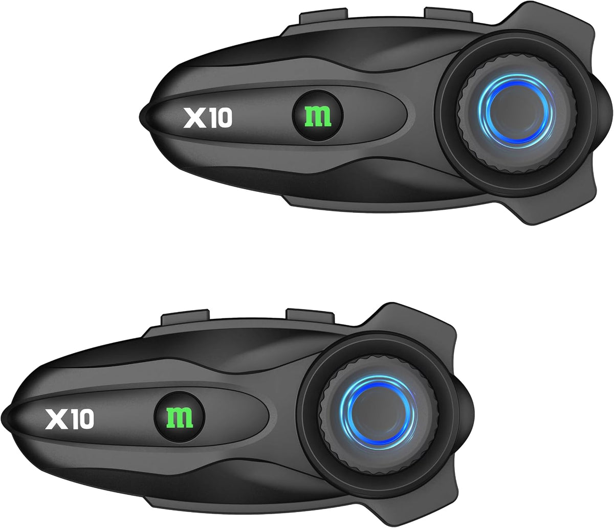 Sistema de comunicación para casco de motocicleta NYTALK X10 para 1...
