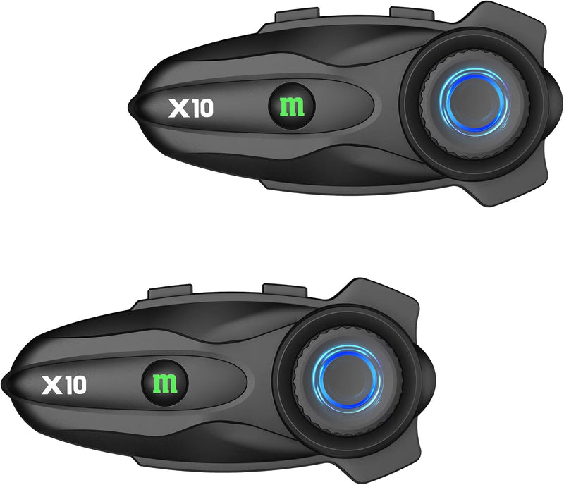 Sistema de comunicación para casco de motocicleta NYTALK X10 para 1...