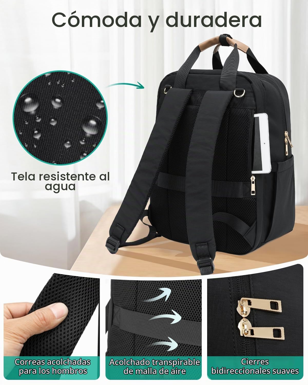 Qualyphant Mochila de pañales extragrande para 2 niños expandible 2...