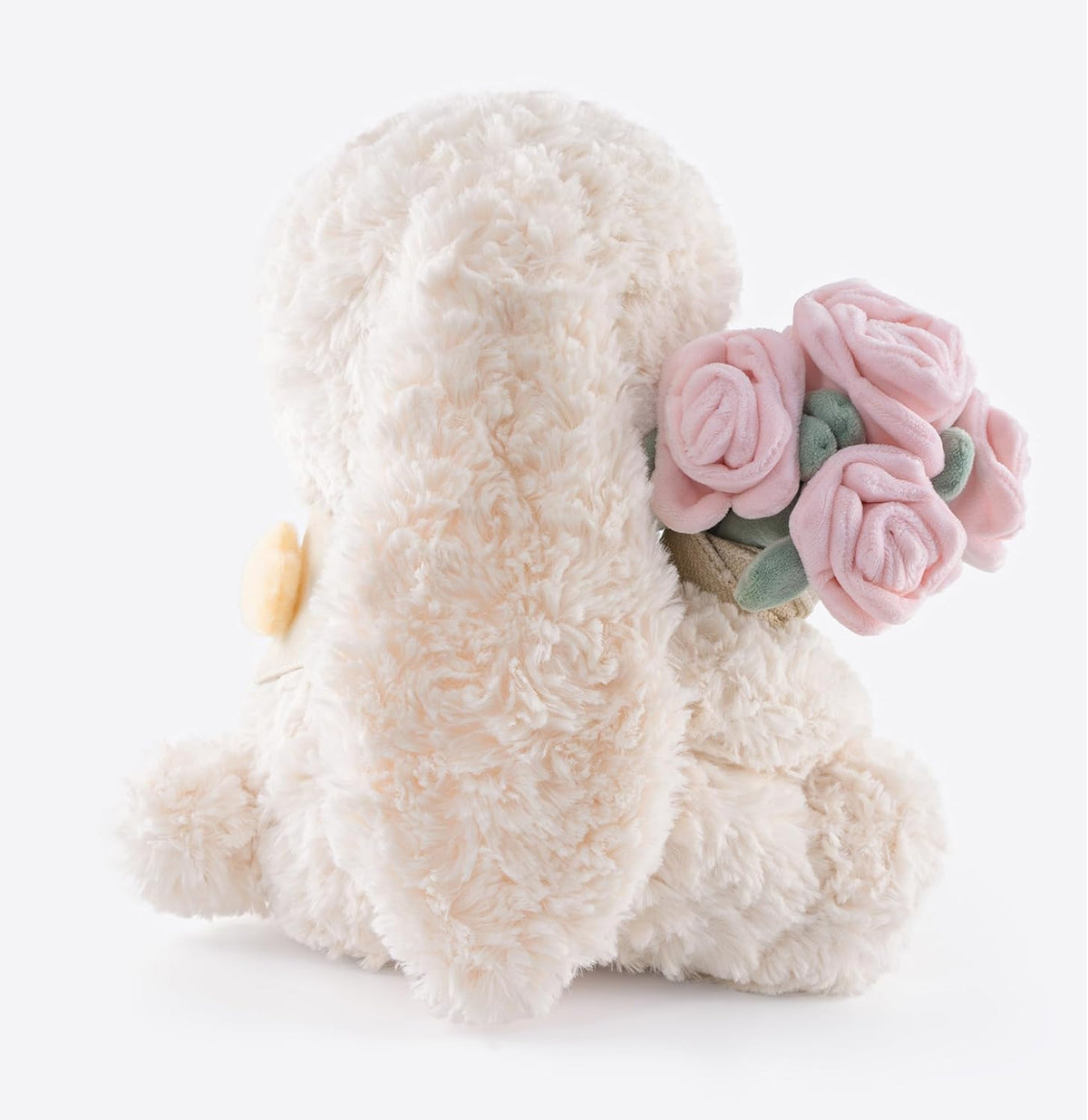 Adorable conejo de peluche de 11.4 pulgadas, ramo de rosas para abr...