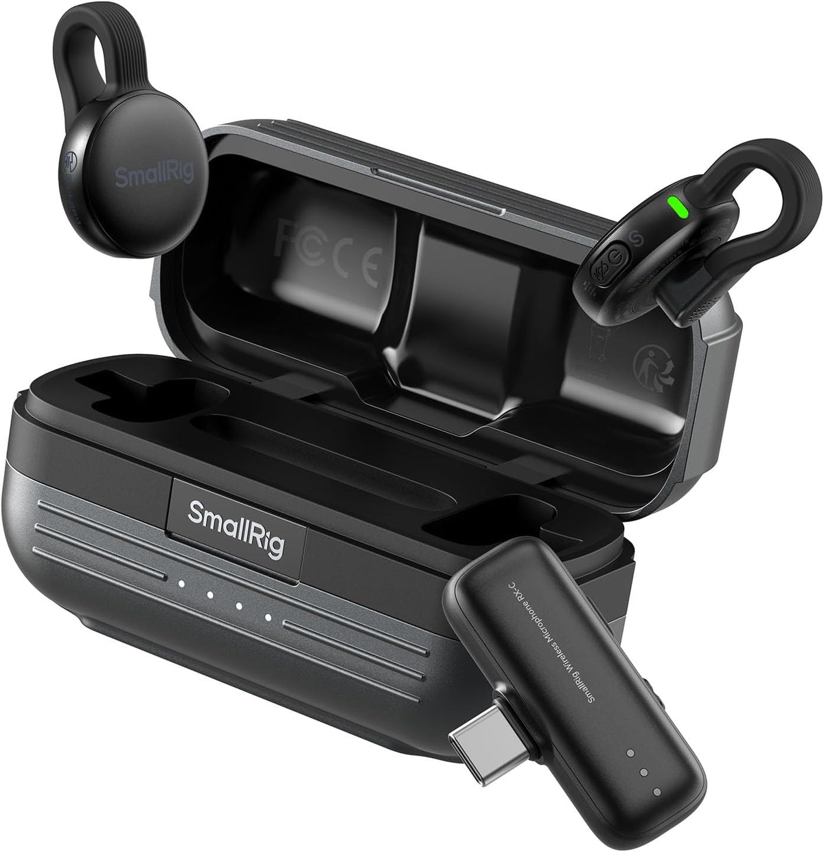Micrófono inalámbrico SMALLRIG S70-C2 (2 TX + 1 RX + estuche de car...