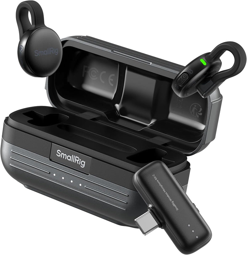Micrófono inalámbrico SMALLRIG S70-C2 (2 TX + 1 RX + estuche de car...