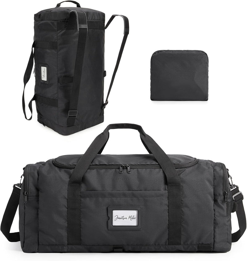 BAGSAMRT - Bolsa de lona plegable de 60 litros para viajes, bolsa d...