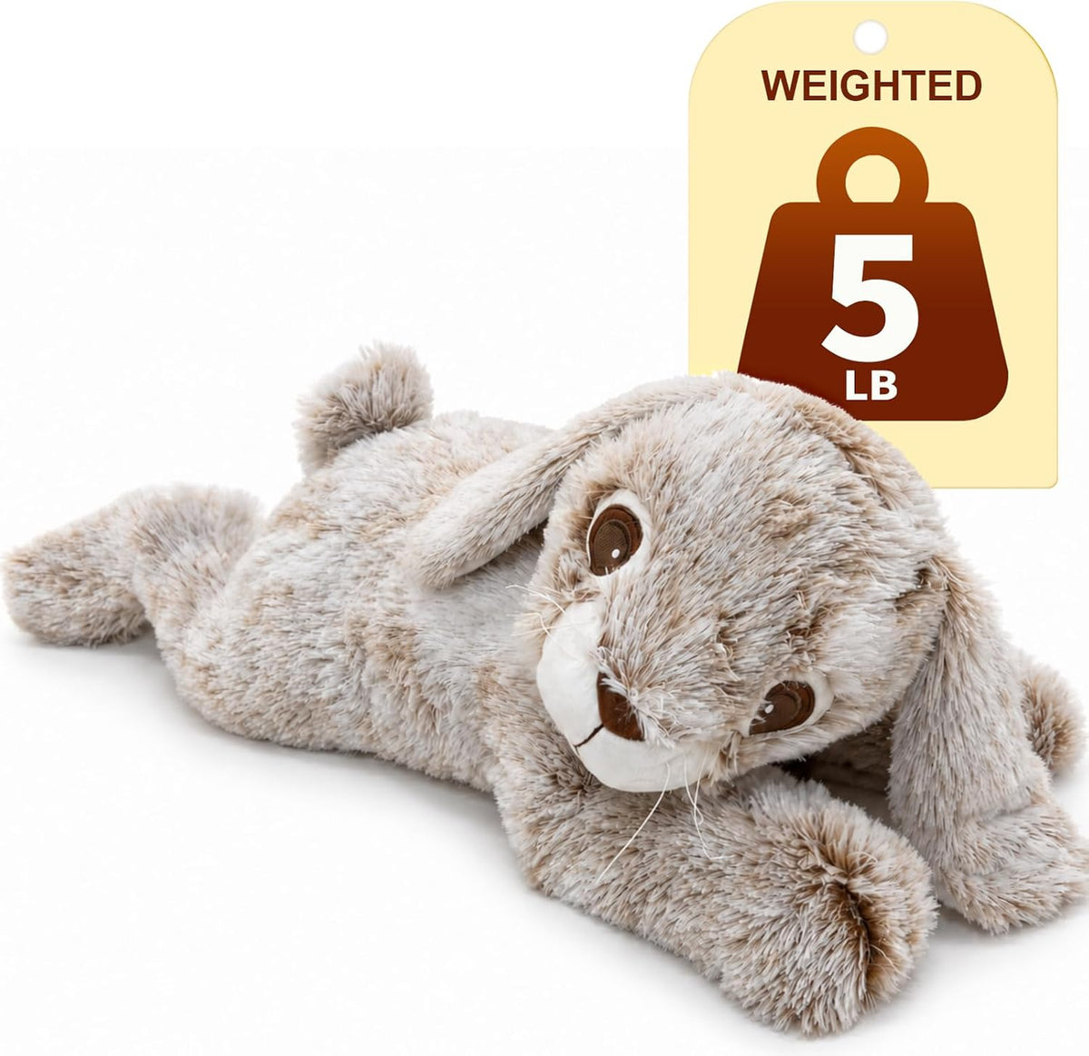 HAIJUNYA Peluche de conejo con peso de 32 pulgadas, 5 libras, jugue...