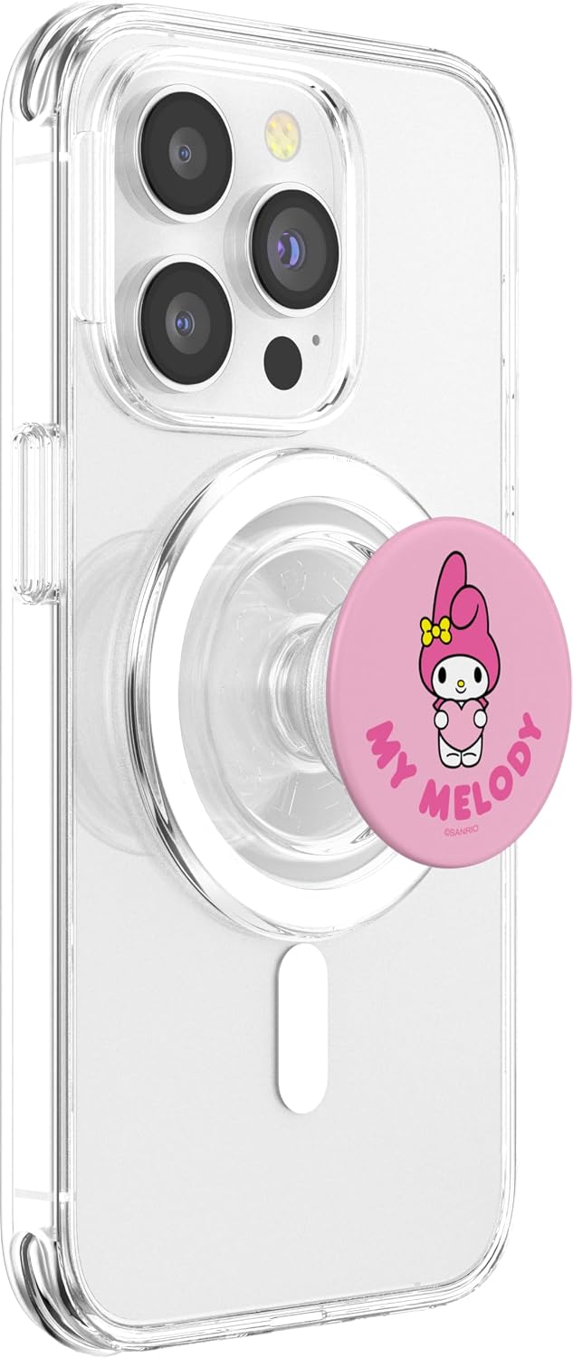 My Melody Character Front and Back PopSockets MagSafe PopGrip para...