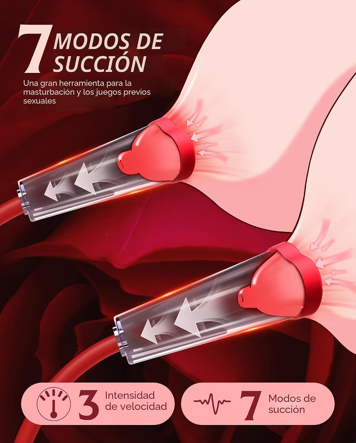 Bomba de Coño Juguetes Sexuales para Adultos - Kit de Juguetes BDSM...