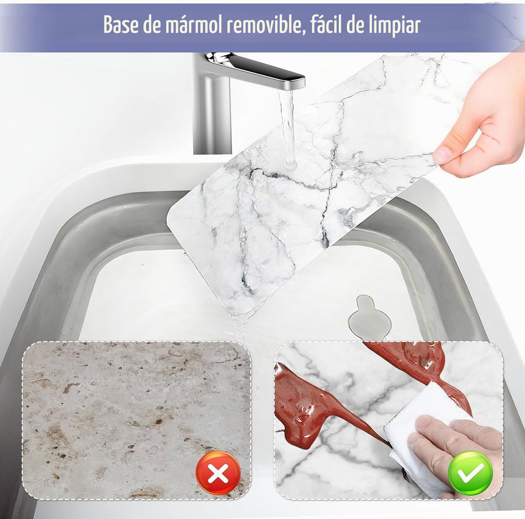Organizador de mostrador de baño, organizador de maquillaje acrílic...