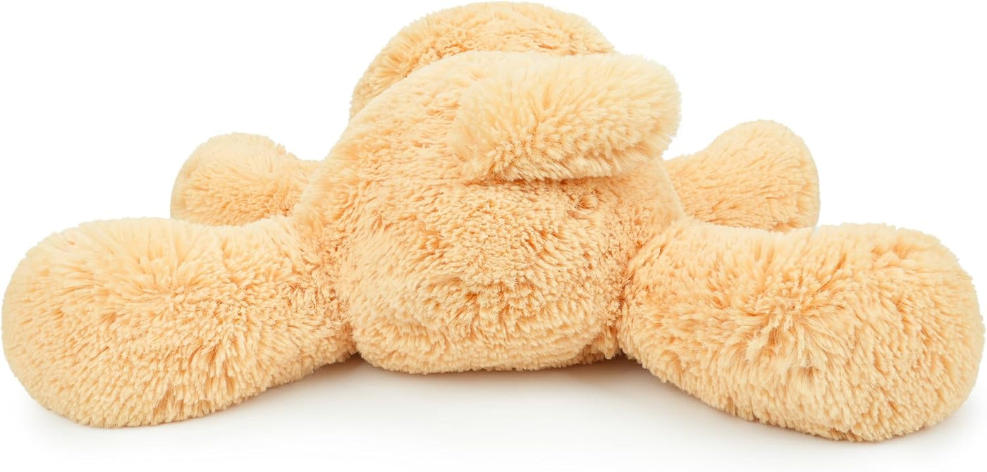 WEIGEDU Juguete de peluche de perro acostado, 20 pulgadas | Amarill...