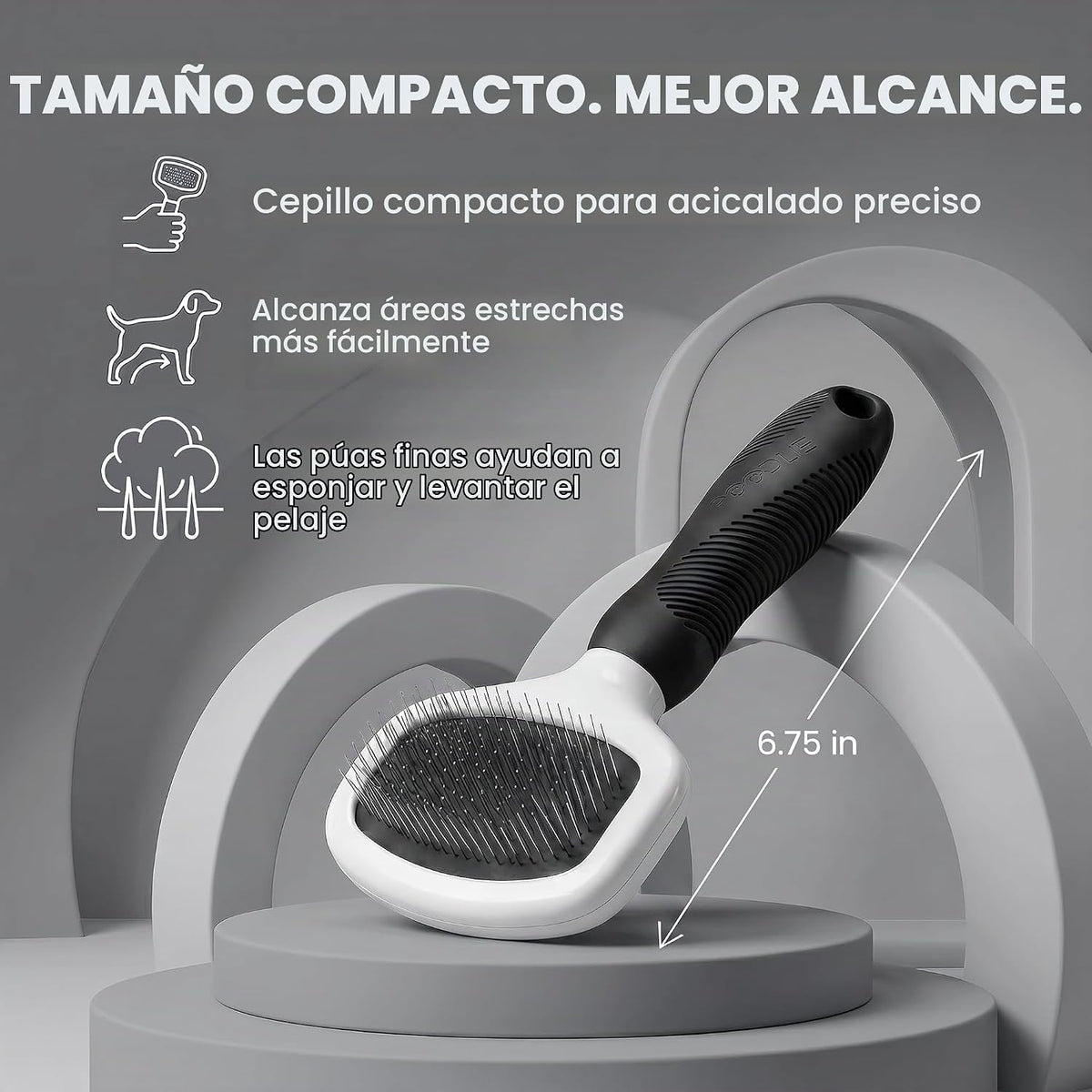 Poodle Pet Slicker Brush \u2013 Para perros, gatos y conejos \u2013...