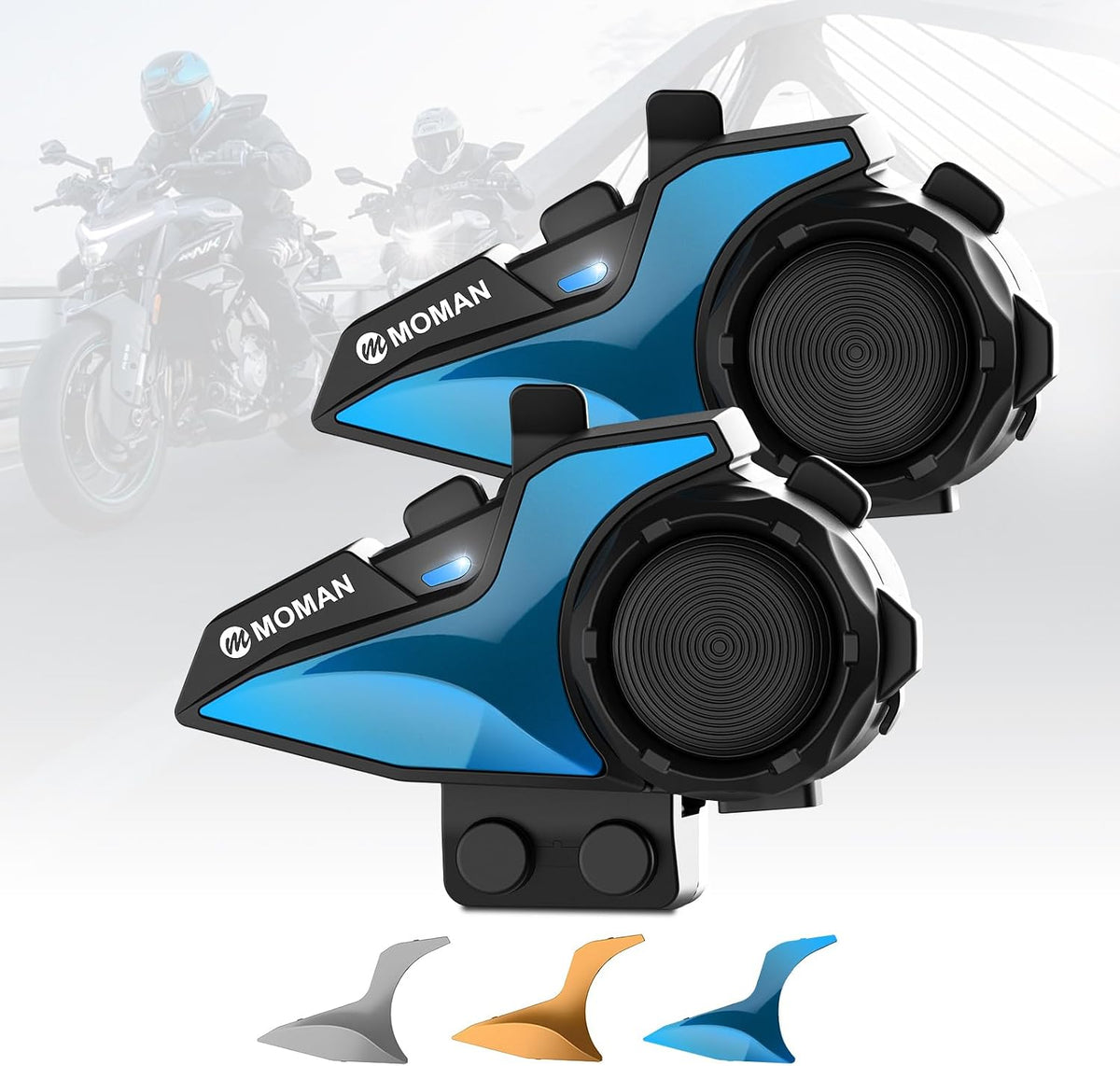 Auriculares de intercomunicación para motocicleta, Sistema de comun...