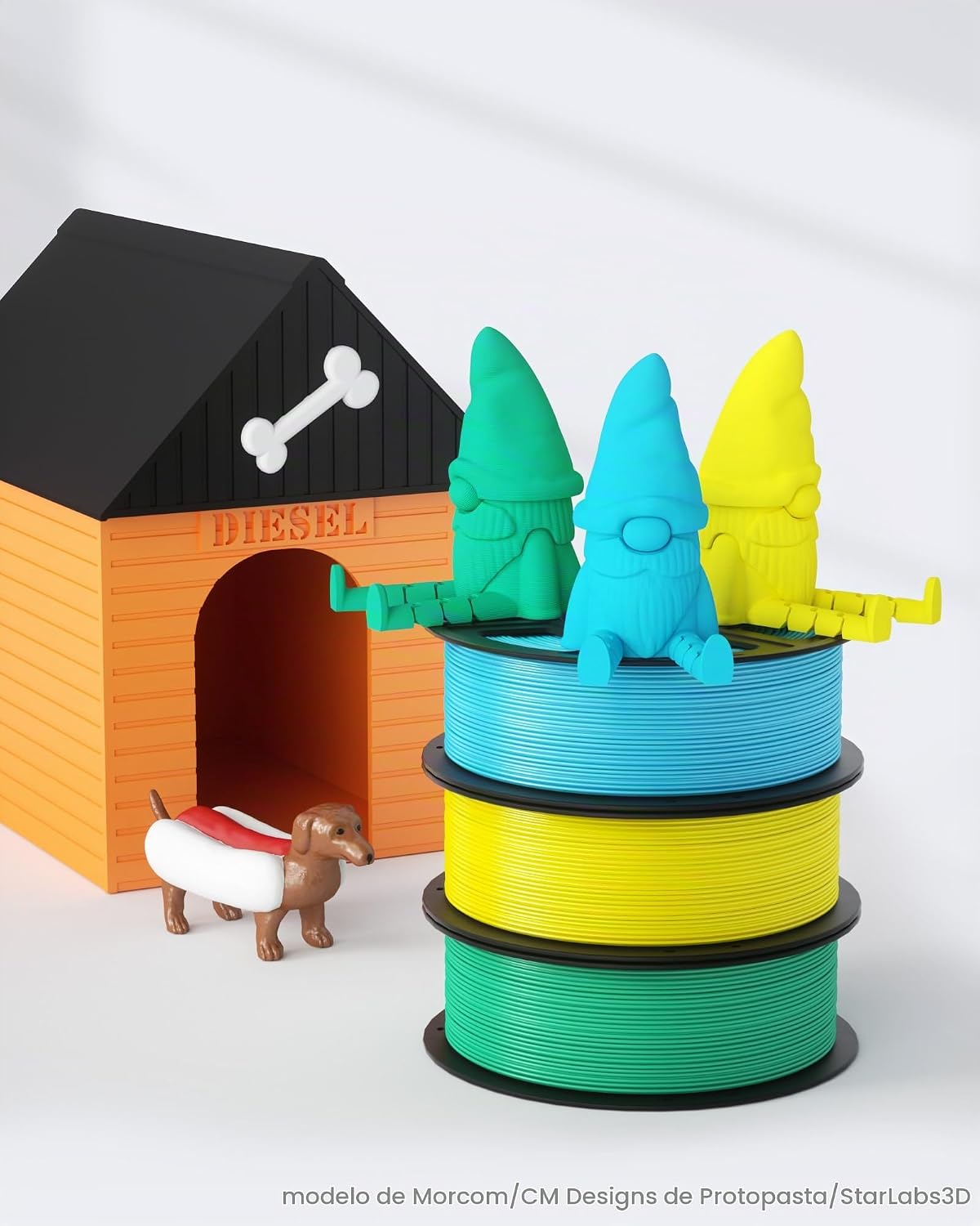 ELEGOO Filamento para impresora 3D PLA+ de 0.07 in, azul oscuro, 2....