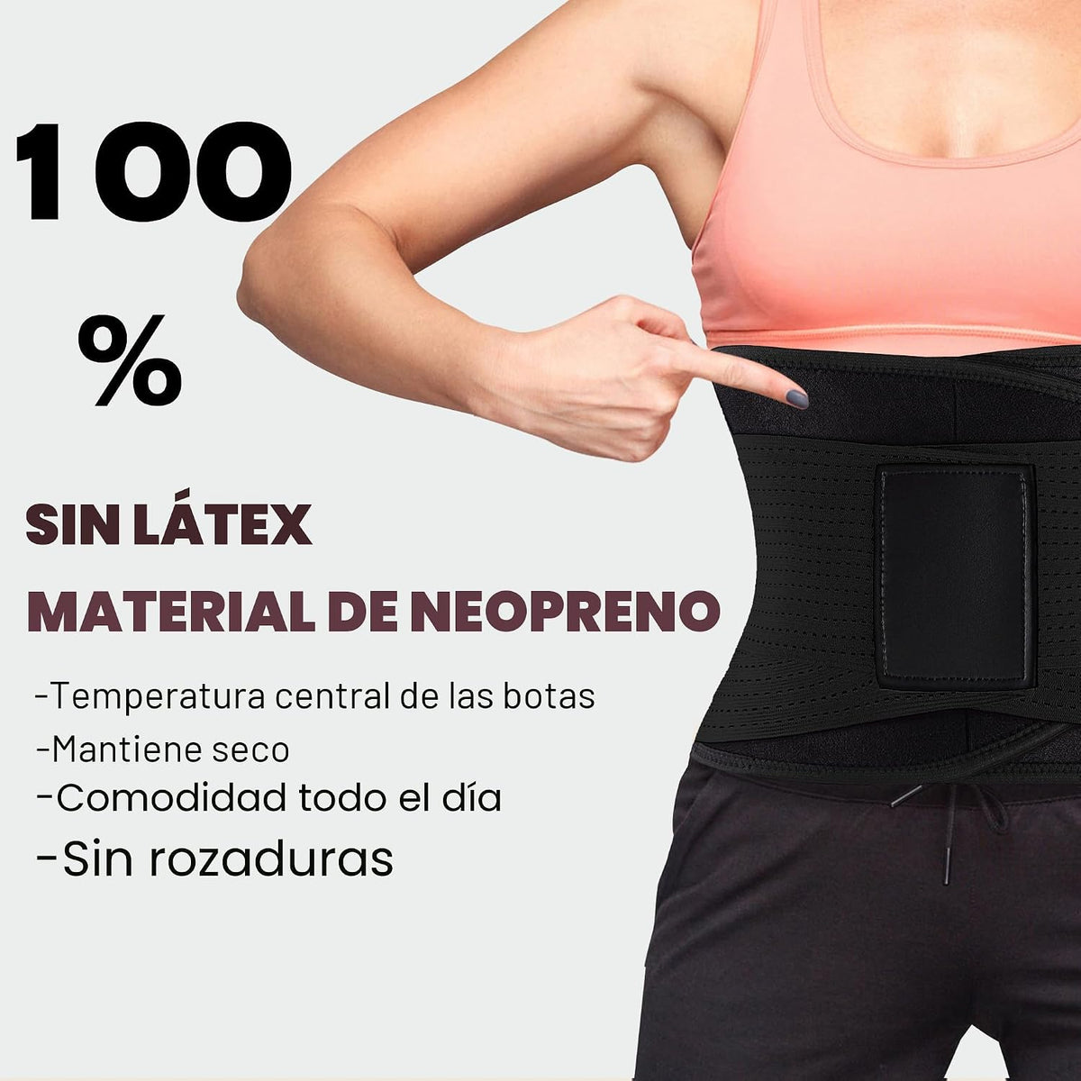 VENUZOR - Cinturón de entrenamiento de cintura para mujeres y hombres