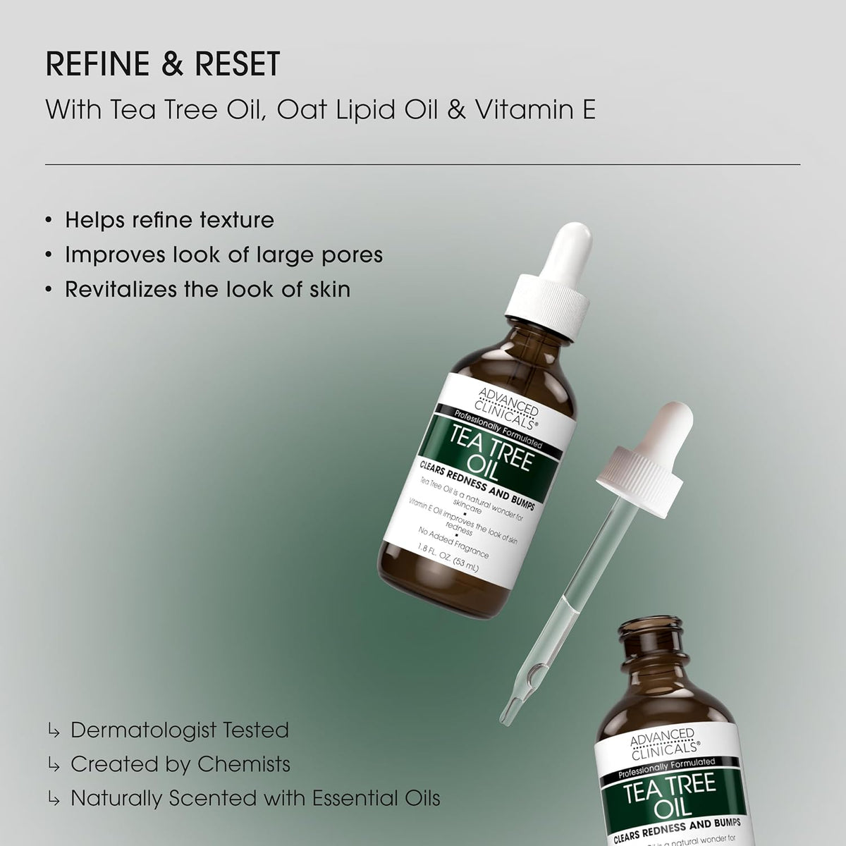 Advanced Clinicals - Suero facial de aceite de árbol de té | Suero...