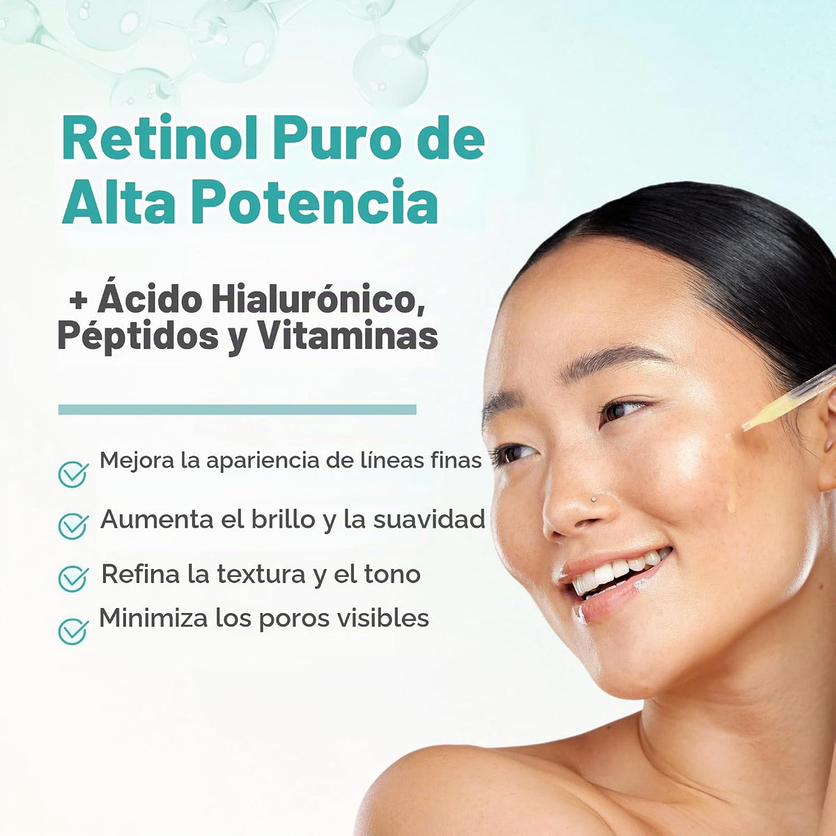 Ebanel Suero peptídico de retinol \u2013 Minimiza las arrugas, suav...